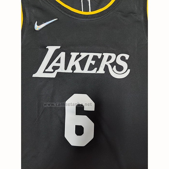 Camiseta Los Angeles Lakers LeBron James #6 Select Series 2022 Negro